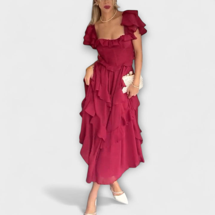 Eliza – Dress with Ruffle Details