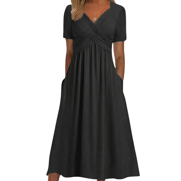 Aria™ | Comfortable V-Neck Dress