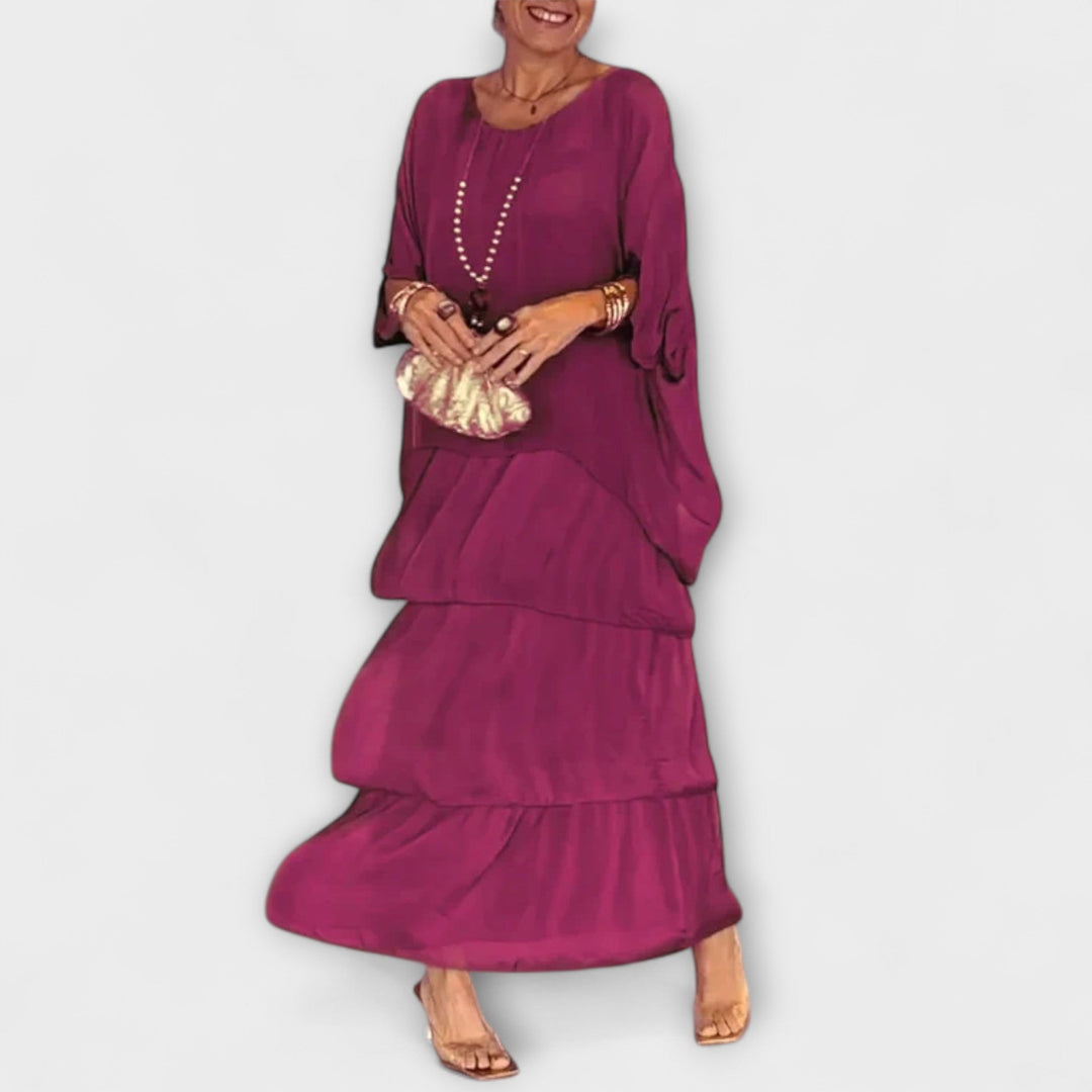 Evelyn – Elegant Chiffon Dress