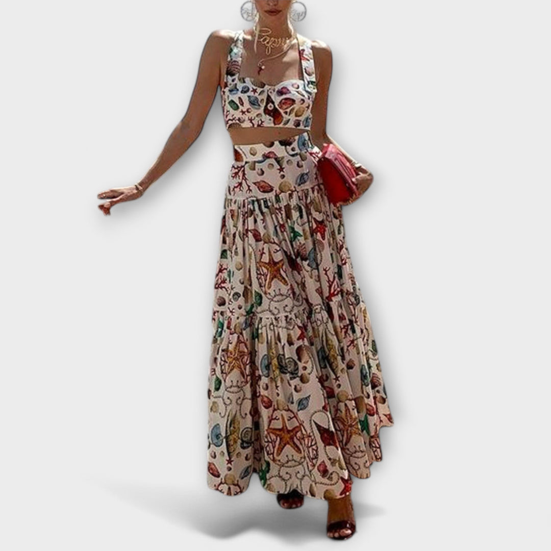 Heather – Chic Two-Piece Skirt Set
