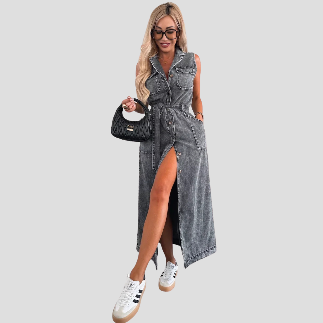 Isabelle™ | Maxi Denim Dress