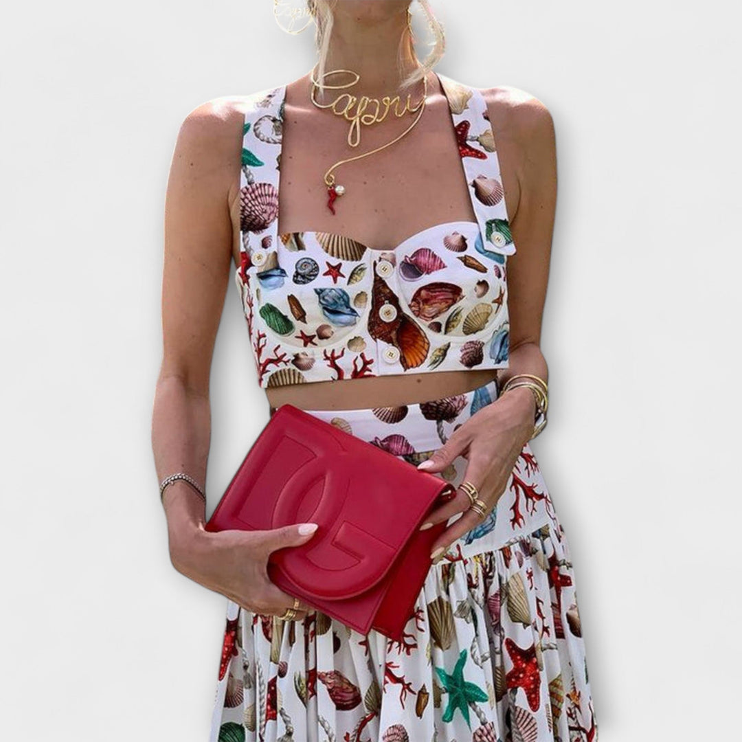 Heather – Chic Two-Piece Skirt Set