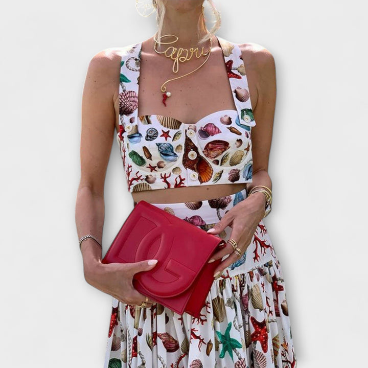 Heather – Chic Two-Piece Skirt Set