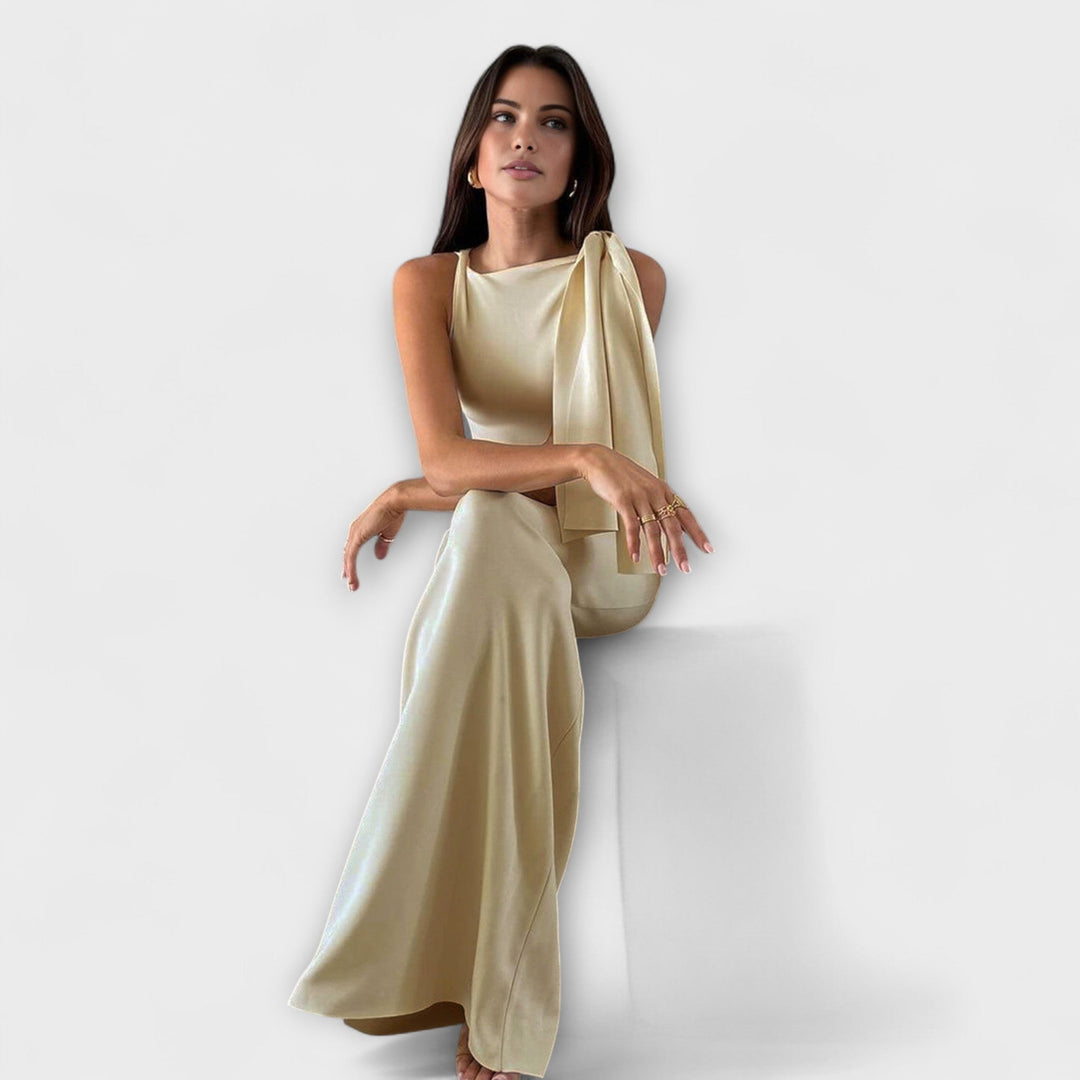 Chloe – Maxi Dress with Knotted Detail