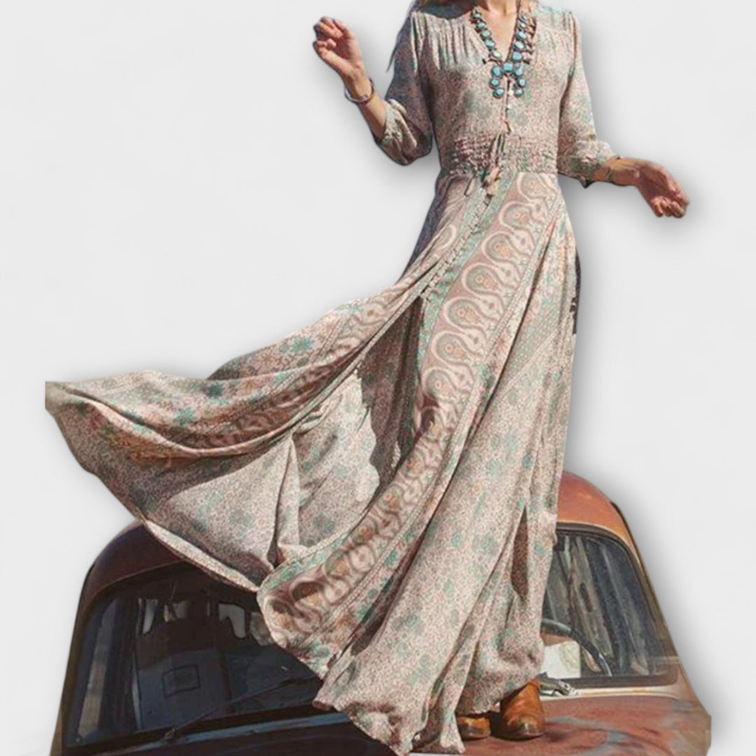 Carolin | Casual bohemian maxi dress