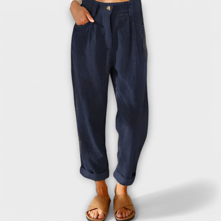 Jana | Modern corduroy pants