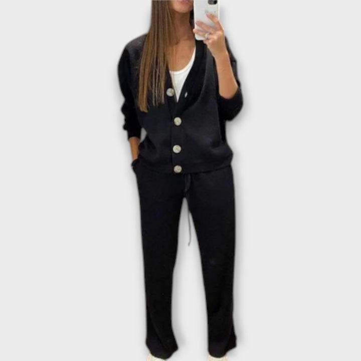 Chantal | Cardigan & Pants Set
