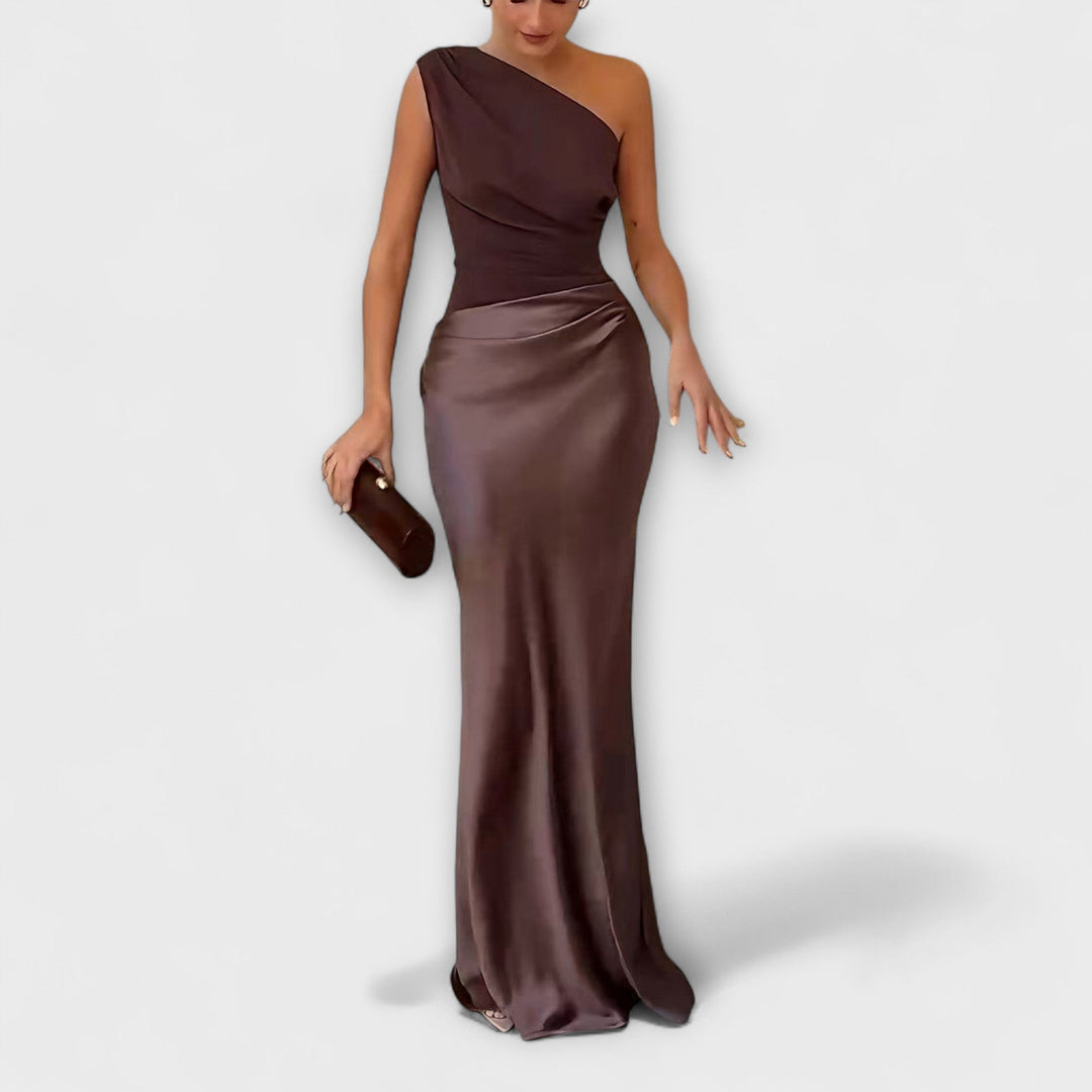 Elara™ | Elegant Pleated Maxi Dress