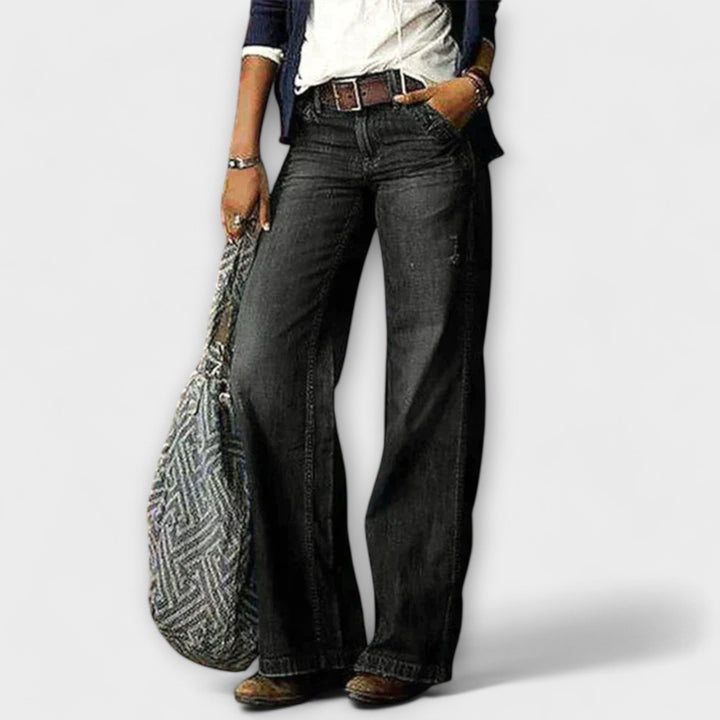 Cess | Wide-leg denim trousers