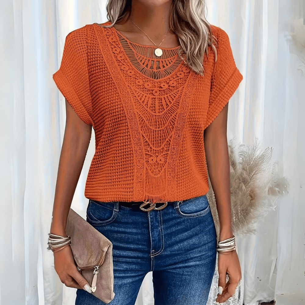 Karin™ | Elegant Ibiza-Inspired Blouse