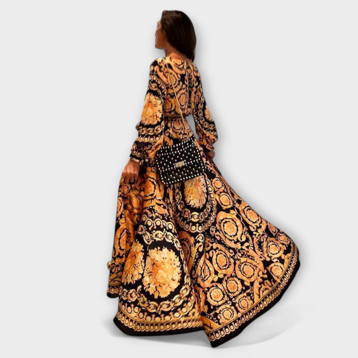 Willow – Boho Wrap Dress with Side Slit