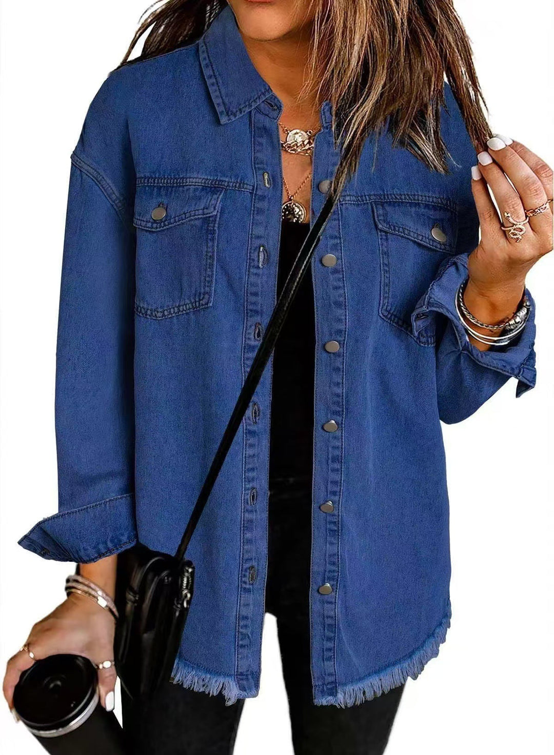 Jolien™ | Long-Sleeved Denim Jacket with Pockets