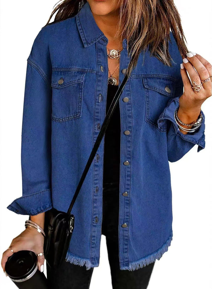 Jolien™ | Long-Sleeved Denim Jacket with Pockets