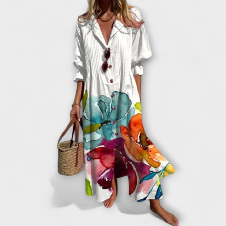 Lila – Flattering Maxi Dress with Tummy Control