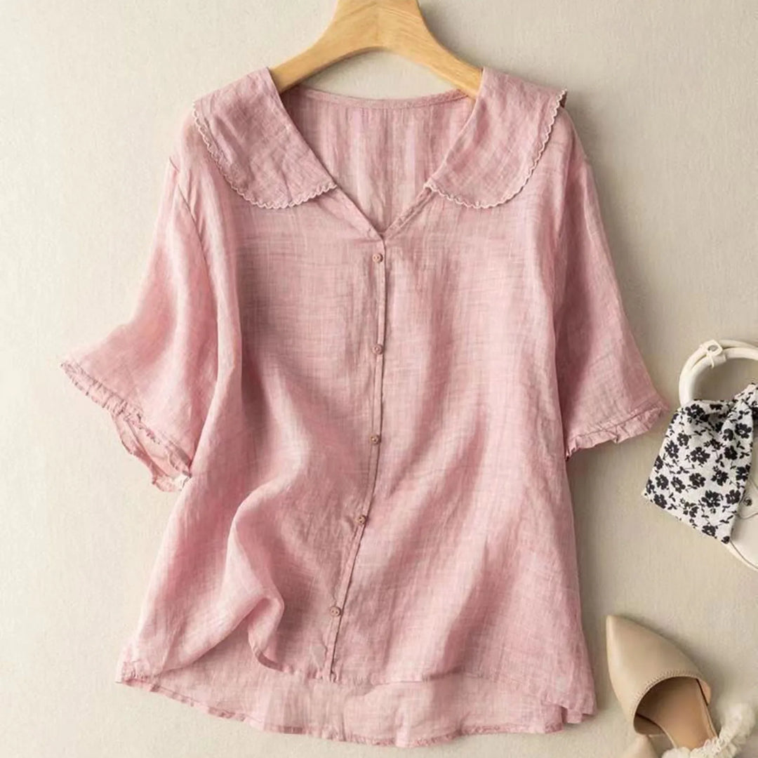 Adele | Lightweight Linen Blouse