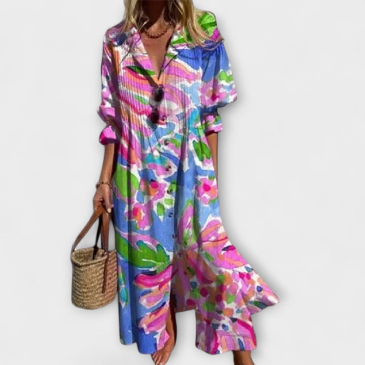 Lila – Flattering Maxi Dress with Tummy Control
