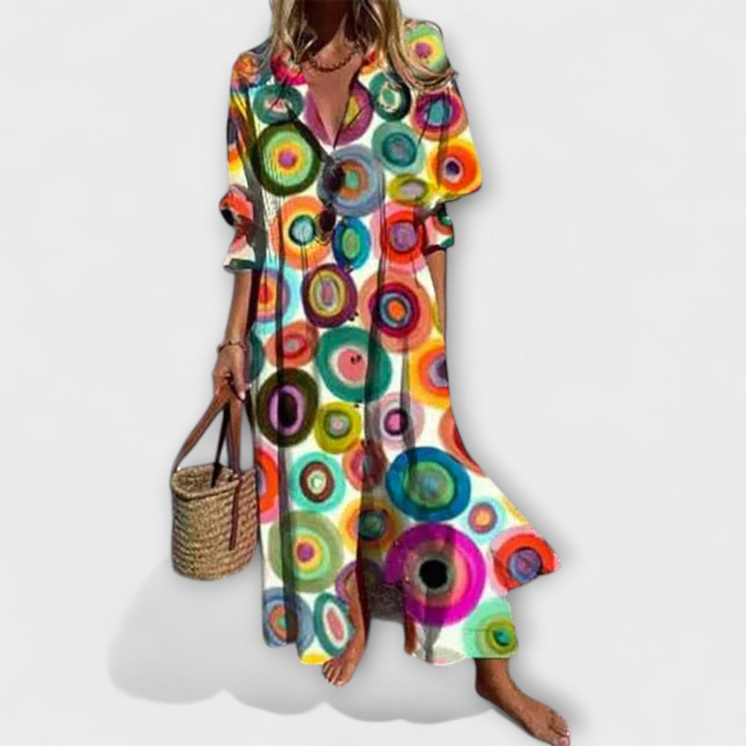 Lila – Flattering Maxi Dress with Tummy Control