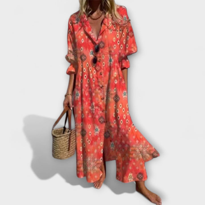 Lila – Flattering Maxi Dress with Tummy Control