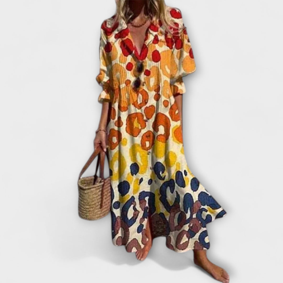 Lila – Flattering Maxi Dress with Tummy Control