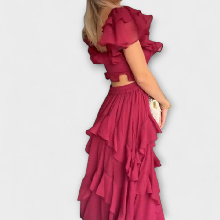 Eliza – Dress with Ruffle Details