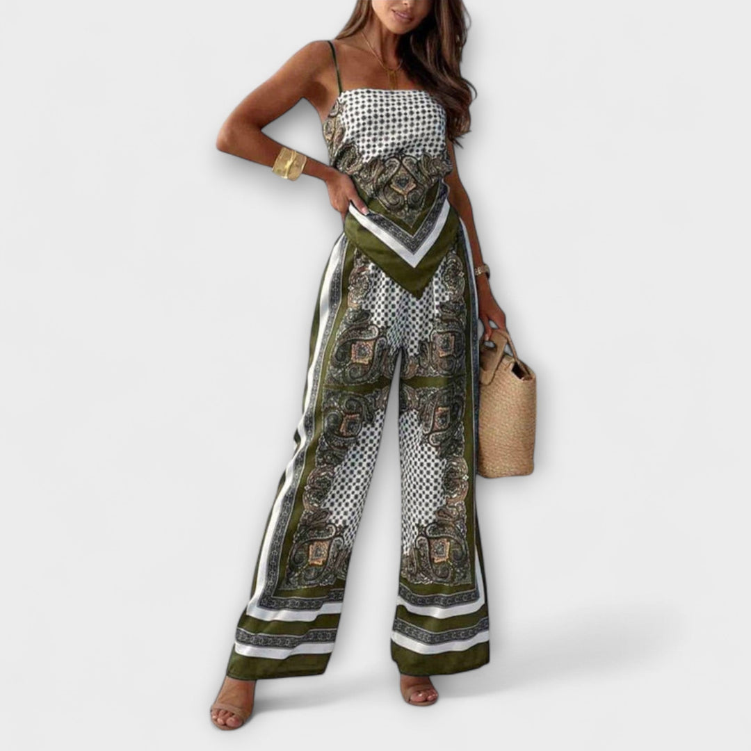 Dakota – Stylish Corset Top & Trouser Set