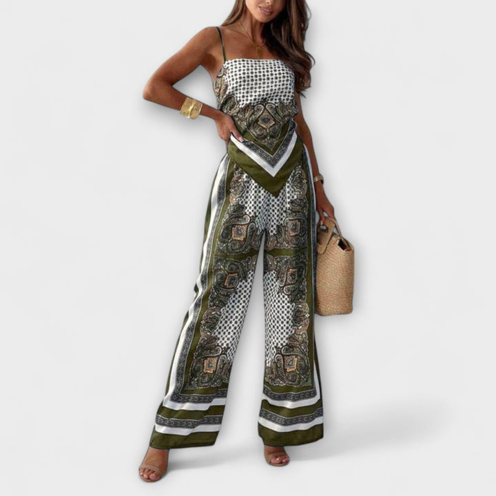 Dakota – Stylish Corset Top & Trouser Set