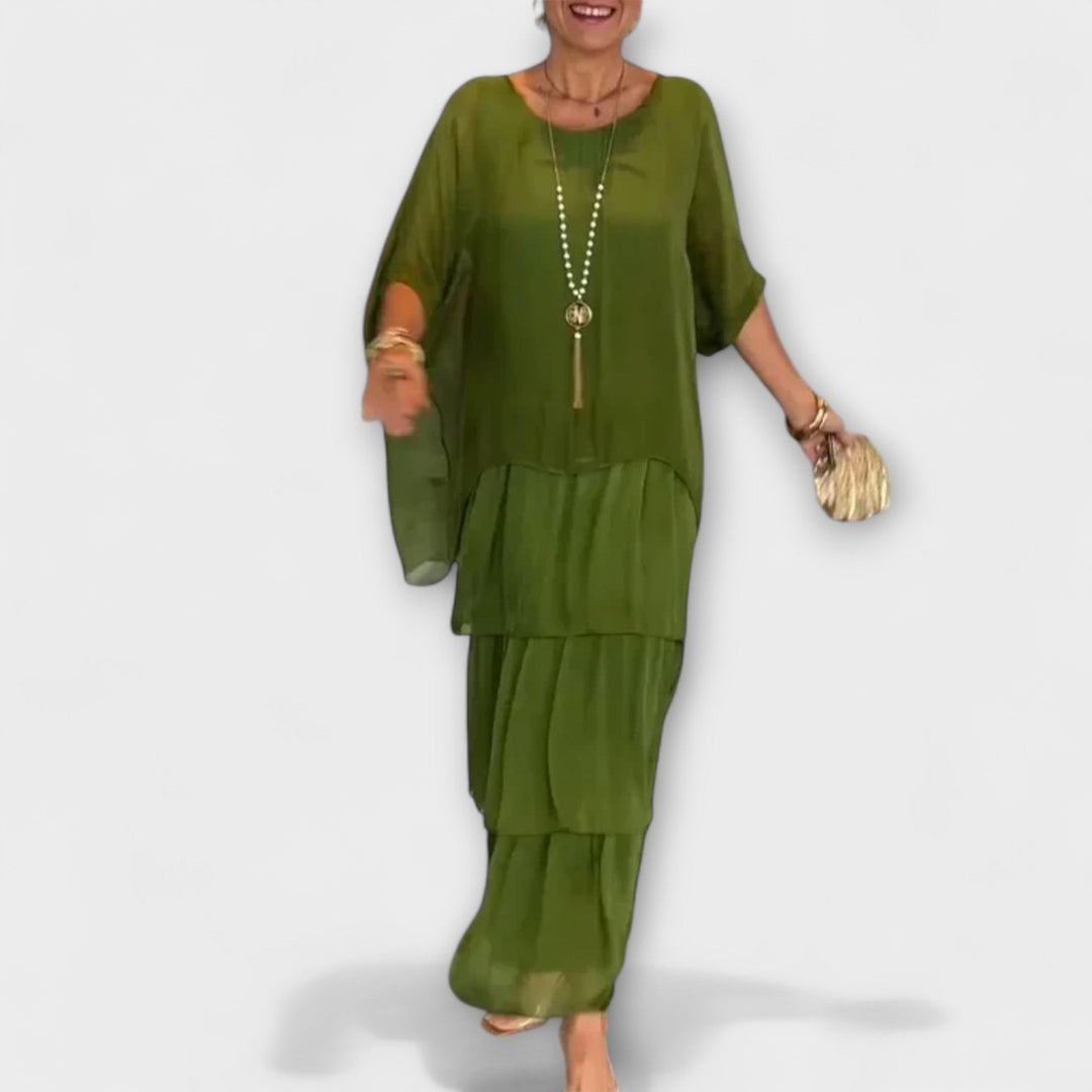 Evelyn – Elegant Chiffon Dress