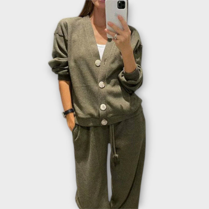 Chantal | Cardigan & Pants Set