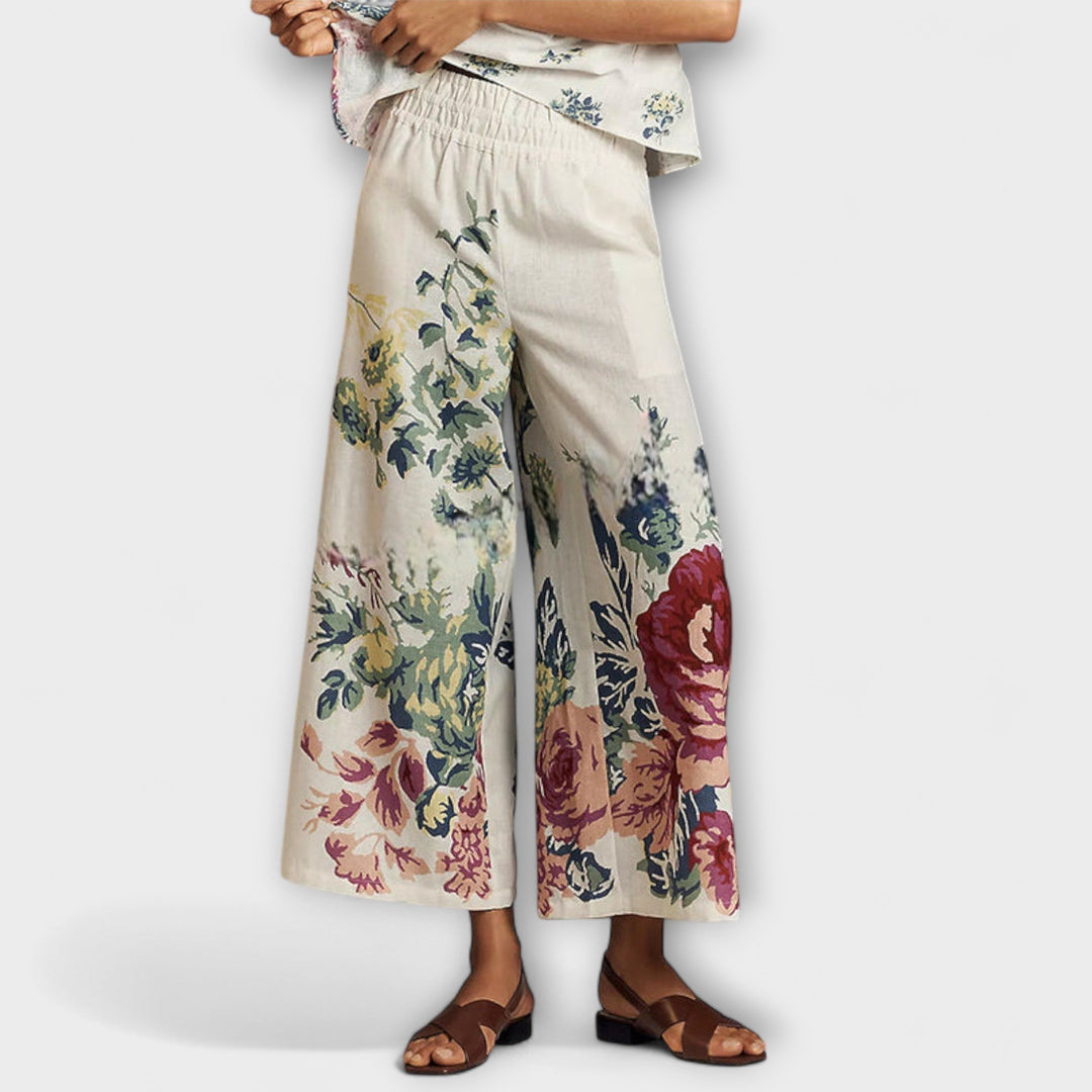 Indigo – Floral Print Summer Co-Ord Set