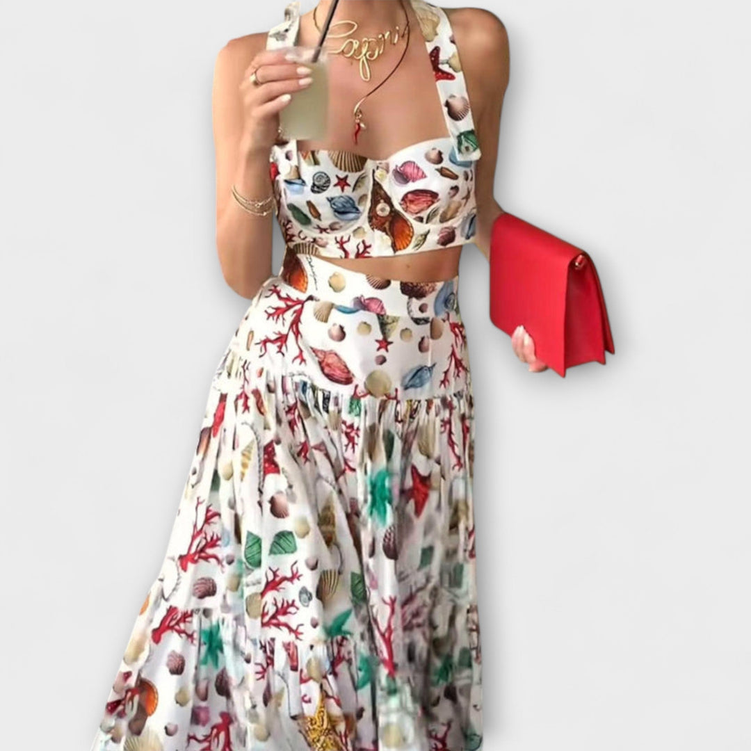 Heather – Chic Two-Piece Skirt Set
