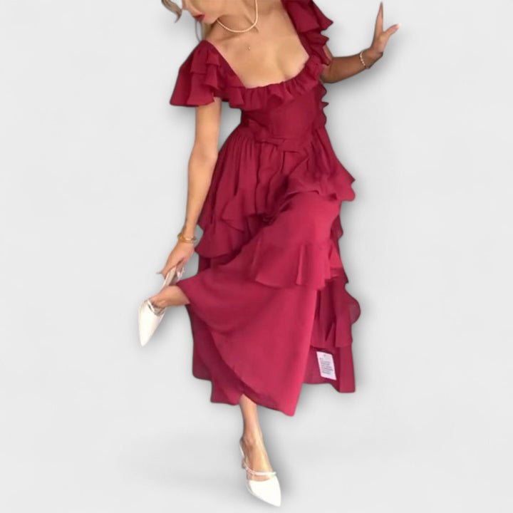 Eliza – Dress with Ruffle Details