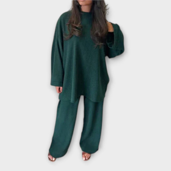 Ingrid – Oversized Ribbed Lounge Set