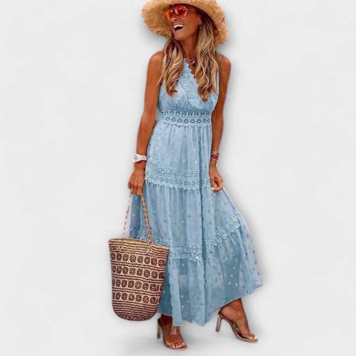 Lola | Maxi dress with boho lace