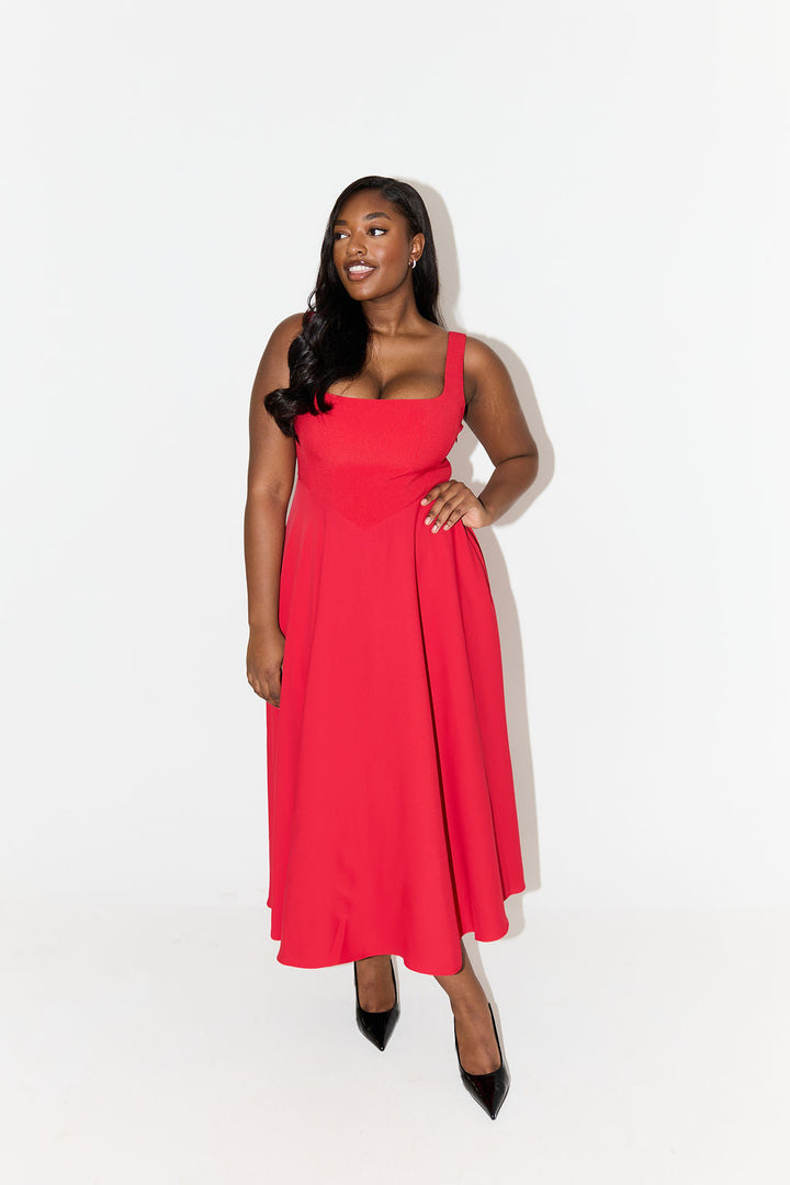 Amelia™ | Timeless and Elegant Mid Dress