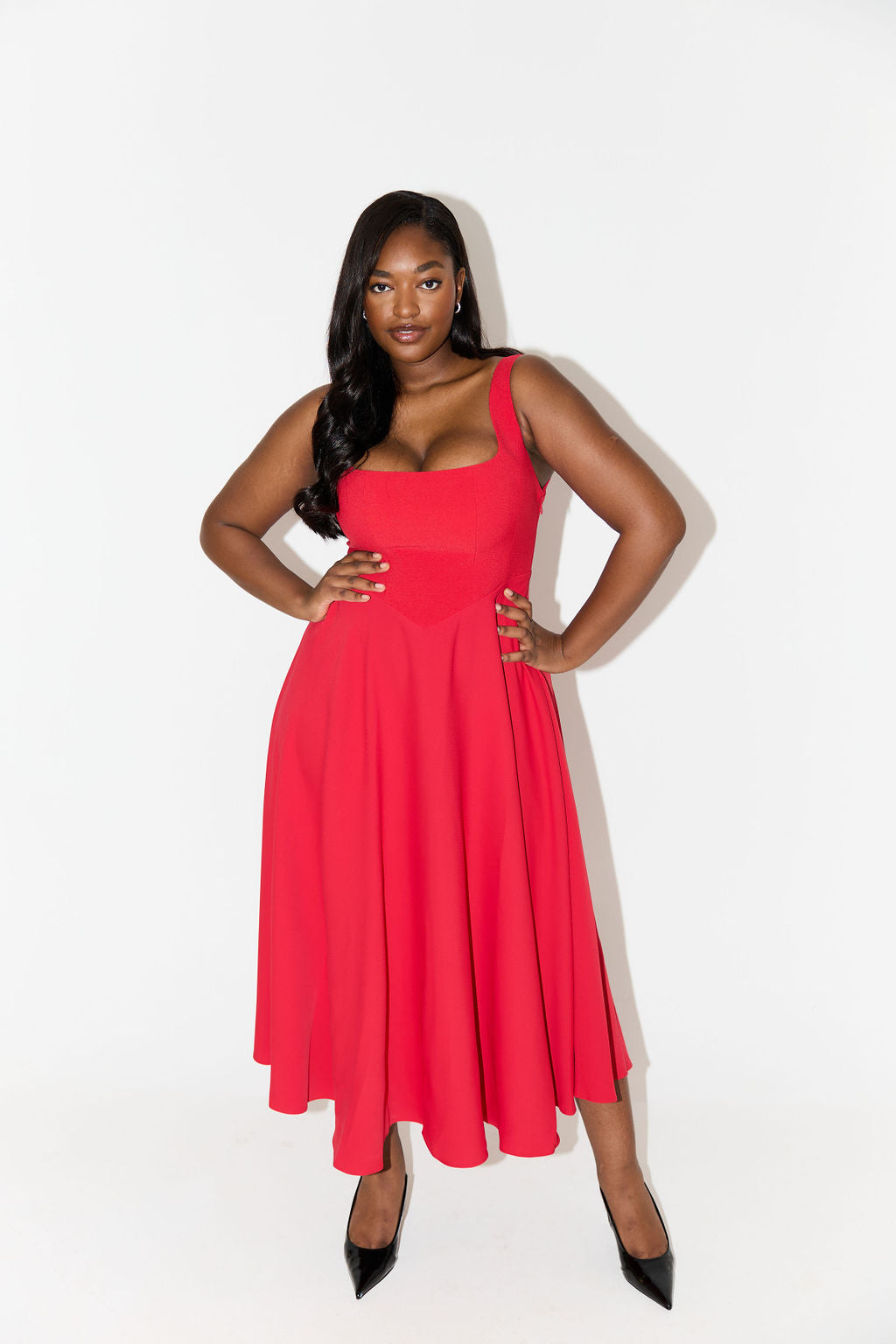 Amelia™ | Timeless and Elegant Mid Dress