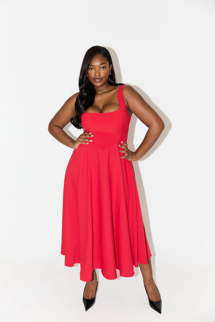 Amelia™ | Timeless and Elegant Mid Dress