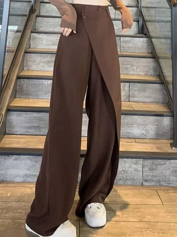 Lina | Irregular Wide-Leg Trousers