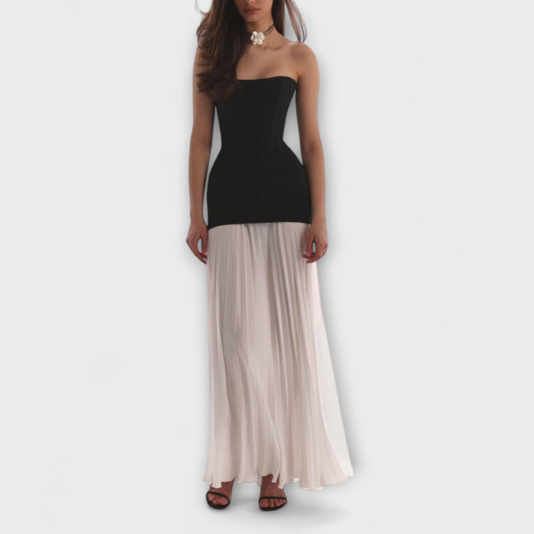Isolde – Elegant Pleated Midi Skirt Set