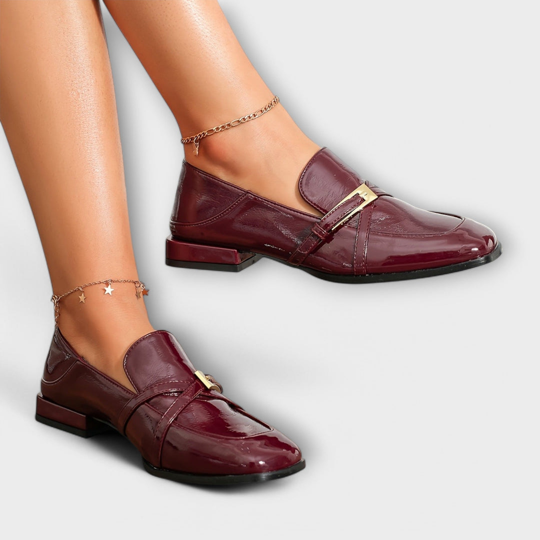 Isabel - Burgundy Loafers