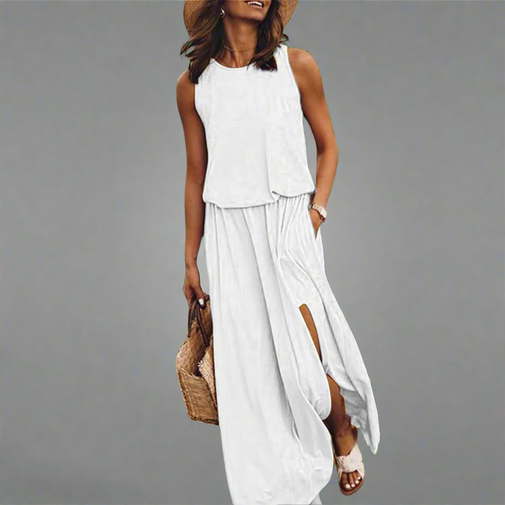 Zobelle | Elegant colourful dress made from premium quality