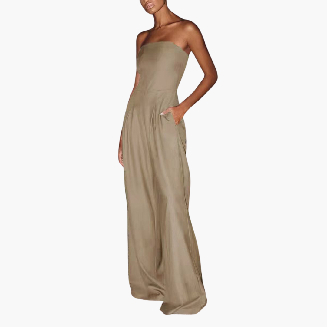 Isla | Backless Wide-Leg Jumpsuit