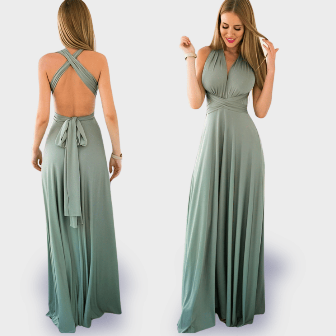 Dagmar | Wrap dress made of premium fabric for elegant appearances