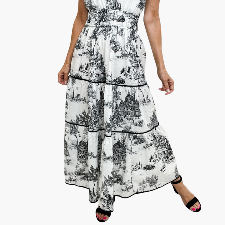 Eliza | Classic Toile Maxi