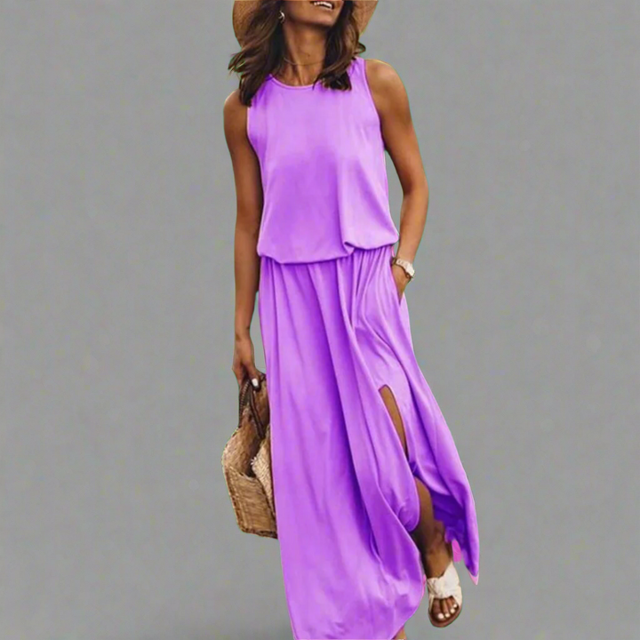 Zobelle | Elegant colourful dress made from premium quality