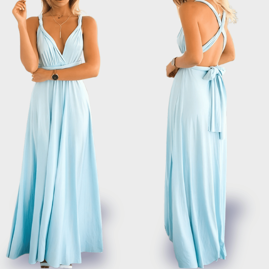 Dagmar | Wrap dress made of premium fabric for elegant appearances