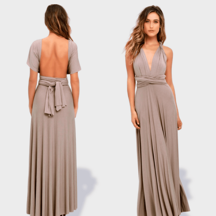 Dagmar | Wrap dress made of premium fabric for elegant appearances