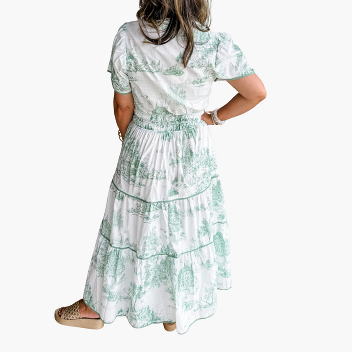 Eliza | Classic Toile Maxi