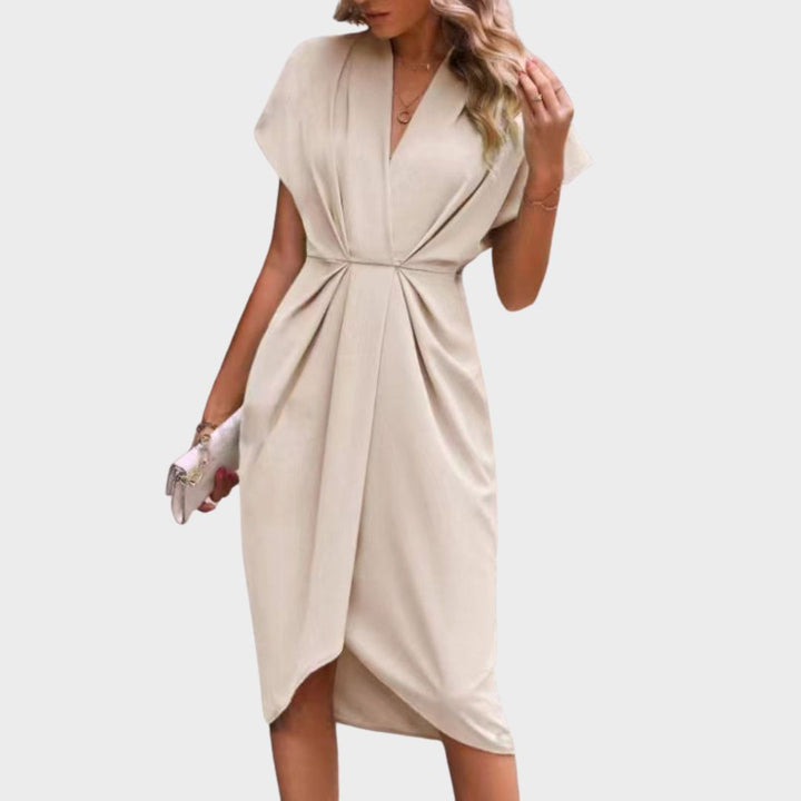 Kaye™ | Elegant Midi Wrap Dress