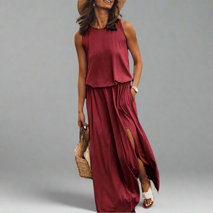 Zobelle | Elegant colourful dress made from premium quality