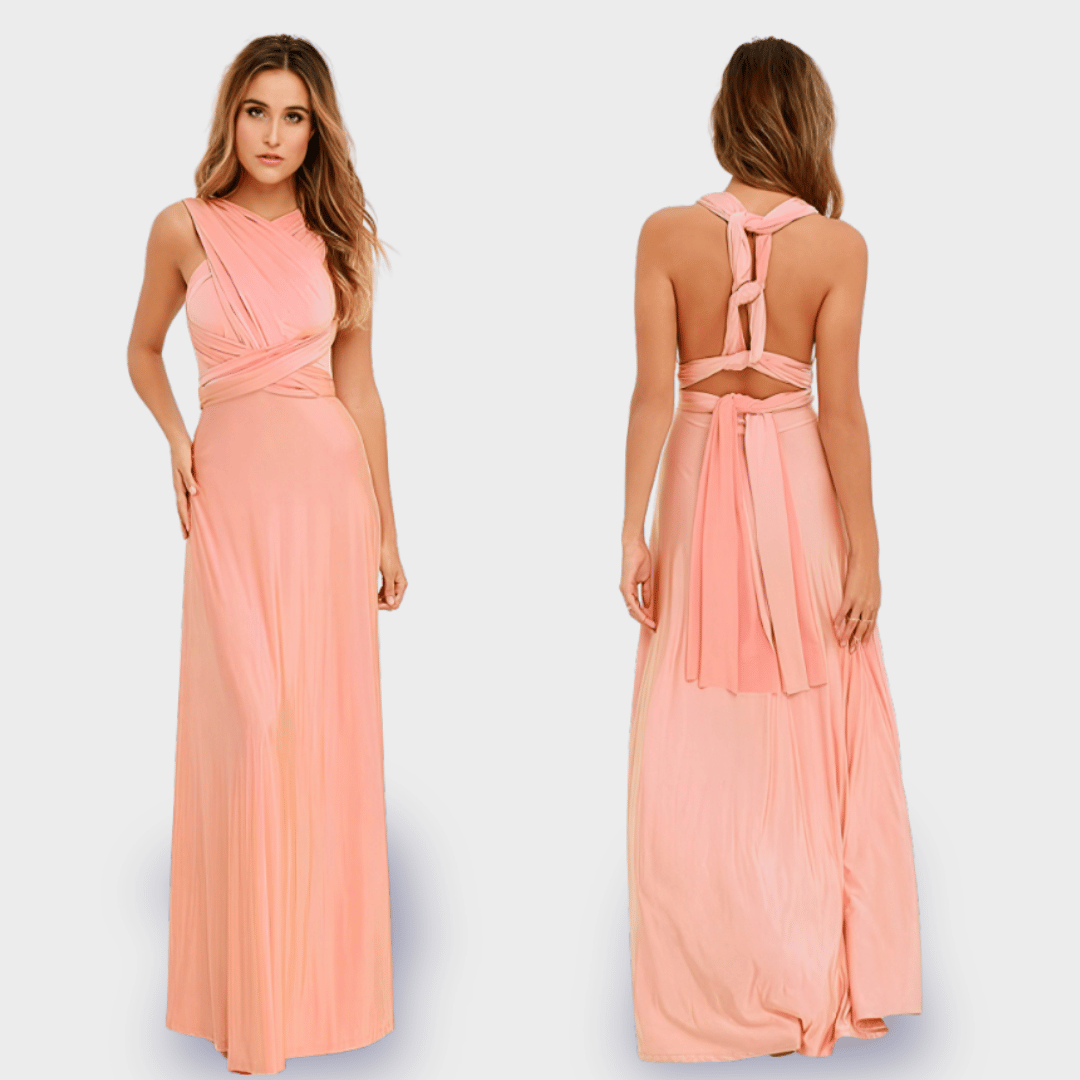 Dagmar | Wrap dress made of premium fabric for elegant appearances
